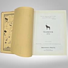 Abercrombie & Fitch 1970 Yearbook Vol II Leather Safari Calendar Wildlife Ltd Ed comprar usado Abercrombie & Fitch 1970 Yearbook Vol II Leather Safari Calendar Wildlife Ltd Ed comprar usado  Enviando para Brazil