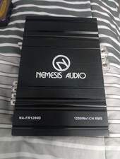 Usado, Nemesis Audio NA-FR1200D 1-CH monobloco 1200W RMS  comprar usado  Enviando para Brazil