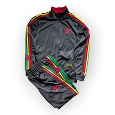 Usado, Jaqueta e calça Adidas Originals Rasta CHILE 20 AGASALHO Tamanho P Jamaica Marley comprar usado  Enviando para Brazil