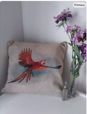 Pair parrot cushion for sale  KENILWORTH