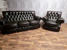 Chesterfield suite chunky for sale  KNUTSFORD