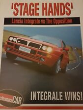 Lancia integrale brochure for sale  SALISBURY