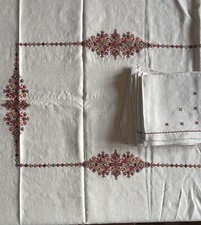 Vintage grande nappe d'occasion  Boulogne-Billancourt