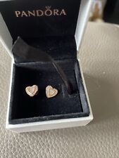 Pandora heart earrings for sale  LEICESTER