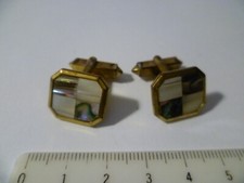 Gemelli ottone madreperla usato  Como