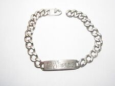 Bracelet gourmette homme d'occasion  Pitgam