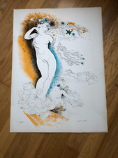 Amandine dore lithographie d'occasion  Meaux