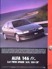 Publicité alfa 146 d'occasion  Compiègne