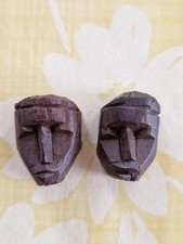 Boutons anciens bois d'occasion  Le Pouliguen