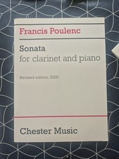 Francis poulenc sonata for sale  COLCHESTER