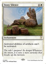 Mtg stony silence for sale  NARBERTH