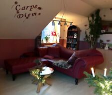 Sofa hocker bordeaux gebraucht kaufen  Neustadt am Rübenberge