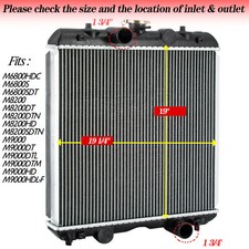 Radiator kubota m6800hdc for sale  Fontana