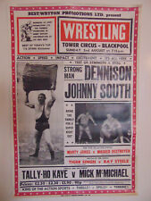 British wrestling poster for sale  LONDON