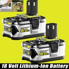 2 sztuki 18V 5,0Ah Bateria do baterii litowej RYOBI One Plus RB18L50 P108 P104 na sprzedaż  Wysyłka do Poland