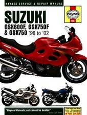 MANUEL REVUE ATELIER RÉPARATION PDF SUZUKI GSXF GSX-F 600 750 GSX600F GSX750F  comprar usado  Enviando para Brazil