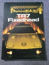 Triumph tr7 fixedhead for sale  WEYMOUTH