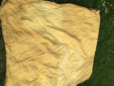 Usado, Ancienne housse édredon plume tissu textile jaune comprar usado  Enviando para Brazil