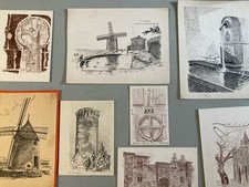 Lot dessin encre d'occasion  Toulouse-