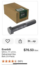 Everbilt inch 8 for sale  Casa Grande