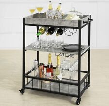 Carrito para servir cocina con estante para vino  segunda mano  Embacar hacia Mexico