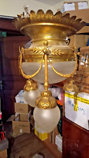 Lampadario cristallo antico ottone bronzo RESTORE 1800 Restaurare Epoca brass na sprzedaż  Wysyłka do Poland