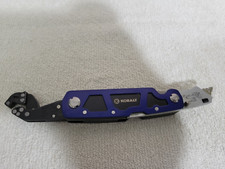 CHAVE DOBRÁVEL DE BOLSO COBALTO 1/4" - 7/16" E CORTADOR DE CAIXA "BOM", usado comprar usado  Enviando para Brazil