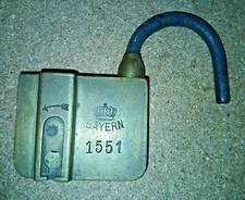 Altes vorhängeschloss messing gebraucht kaufen  Weißenbrunn