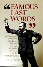 Famous last words for sale  Cedar Grove