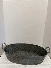 Decorative galvanized oval for sale  Griffin