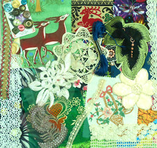 Mixed embroidered fabric for sale  CAMBRIDGE