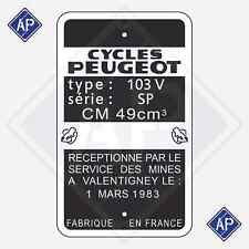 Plaque cadre 103v d'occasion  Saulces-Monclin
