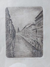 Antica acquaforte vecchia usato  Belgirate