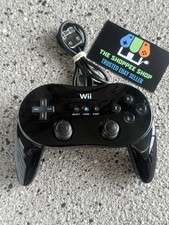 Controle oficial Nintendo Wii Pro clássico preto OEM TESTADO | Frete grátis UA comprar usado  Enviando para Brazil