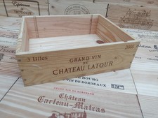 Wooden wine box for sale  CHIPPENHAM