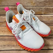 Tênis de corrida Adidas feminino branco laranja rosa Kaptir Flow tênis de cano baixo 7.5 comprar usado  Enviando para Brazil