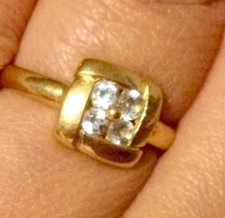 Bague ancienne jaune d'occasion  Vernon