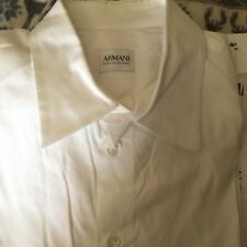 Camisa social masculina manga longa gola branca Armani Collezioni tamanho 15,5 comprar usado  Enviando para Brazil