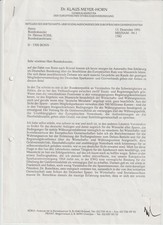 Brief bundeskanzler helmut gebraucht kaufen  Goch