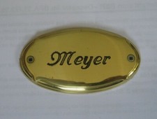 Messing türschild meyer gebraucht kaufen  Bensheim
