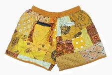 Usado, Shorts de verão unissex patchwork, amarelo comprar usado  Enviando para Brazil