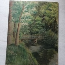 Antico dipinto olio usato  Guastalla