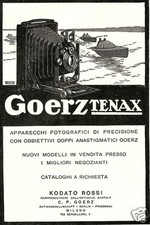 Pubblicita 1923 goerz usato  Biella