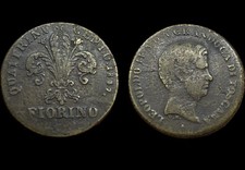Raro fiorino 1847 usato  Abetone Cutigliano