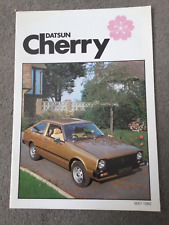 Datsun cherry brochure for sale  WEYMOUTH