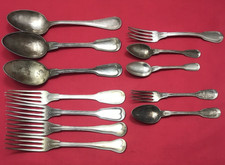Christofle silverplated flatwa d'occasion  Expédié en Belgium