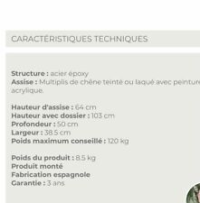 Tabouret bar pieds d'occasion  Plougastel-Daoulas