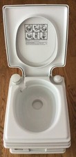 Usado, Vaso sanitário portátil vintage Visa Potty 268 acampamento levemente usado/testado uma vez caixa original comprar usado  Enviando para Brazil