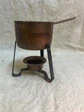 Conjunto de panela vintage antiga de cobre retrô comida pequena FONDUE, usado comprar usado  Enviando para Brazil