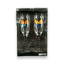Romero Britto CHEERS! Coleção "His and Hers" taças de champanhe brindadas comprar usado Romero Britto CHEERS! Coleção "His and Hers" taças de champanhe brindadas comprar usado  Enviando para Brazil